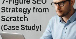 How to Build a 7-Figure SEO Strategy from Scratch, 7-figure SEO strategy, SEO case study, SEO growth strategy