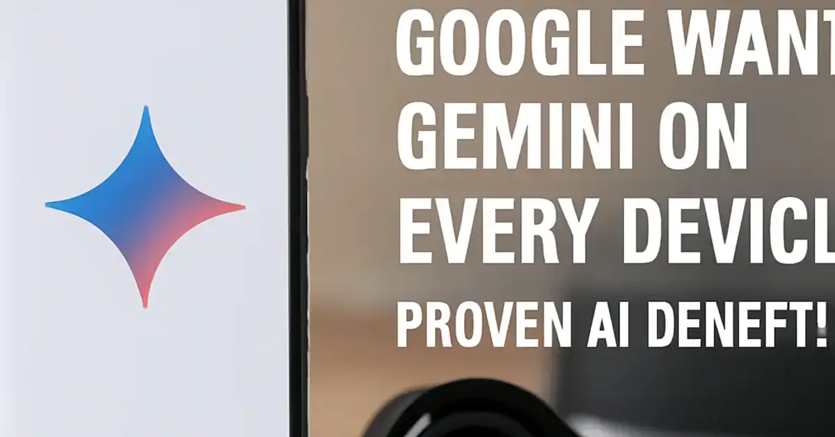 Why Google Wants Gemini on Every Device